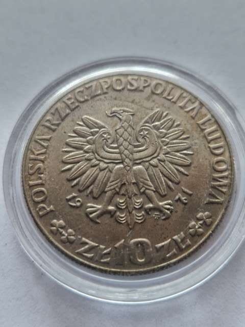 10 zł FAO Chleb dla Świata 1971 r próba