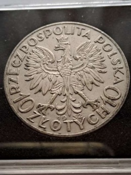 10 zł Głowa Kobiety 1932 r bez znaku