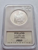 10 zł Zygmunt II August połpostać 1996 r GCN PR 69