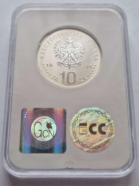 10 zł Zygmunt II August połpostać 1996 r GCN PR 69