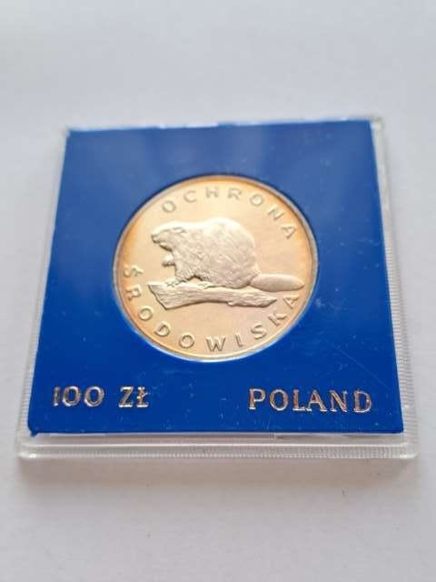 100 zł Ochrona Środowiska Bóbr 1978 r