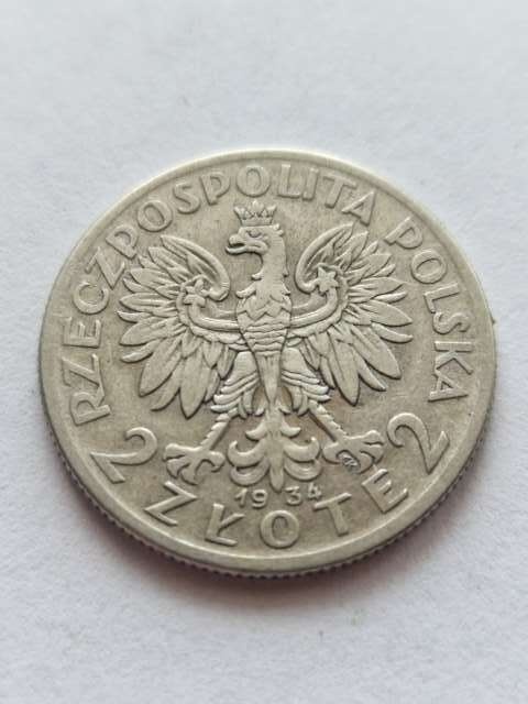 2 zł Głowa Kobiety 1934 r