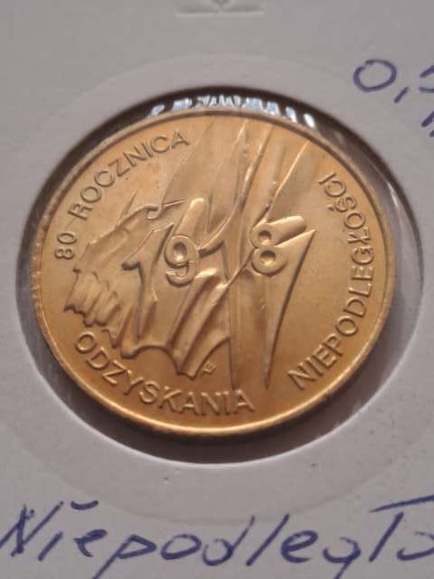 2 zł Niepodległość 1998 r