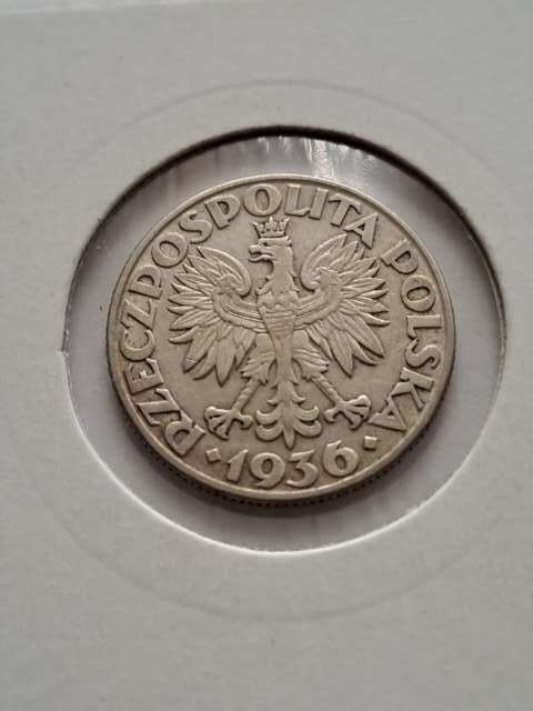2 zł Żaglowiec 1936 r