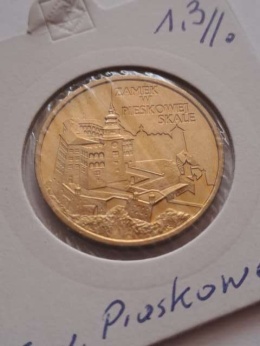 2 zł Zamek w Pieskowej Skale 1997 r