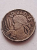2 zł Żniwiarka 1924 r odwrotka