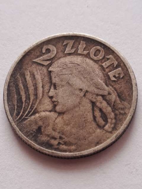 2 zł Żniwiarka 1924 r odwrotka