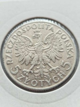 5 zł Głowa Kobiety 1933 r