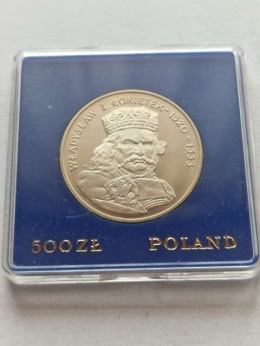 500 zł Władysław I Łokietek 1986 r