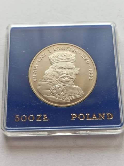 500 zł Władysław I Łokietek 1986 r