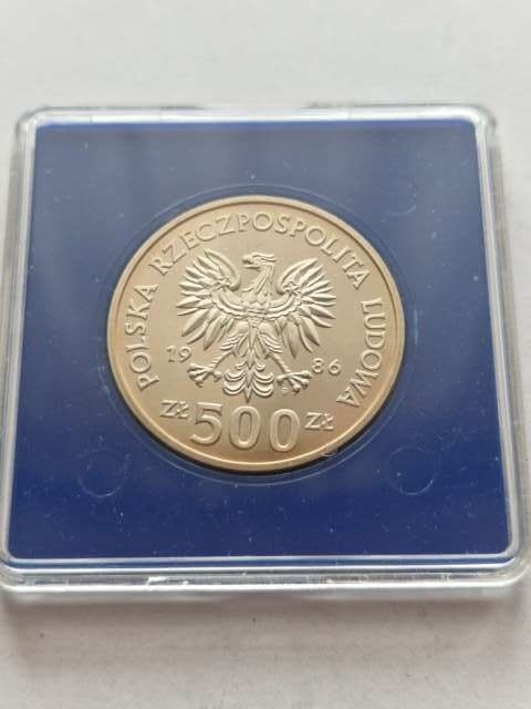 500 zł Władysław I Łokietek 1986 r