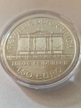 Austria 1,5 euru Filharmonik 2014 r