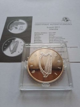 Irlandia 15 Euro Łosoś 2011 r