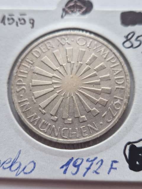 Niemcy 10 Marek Olimpiada Monachium 1972 r