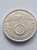 Niemcy 5 Marek Hindenburg 1938 r D