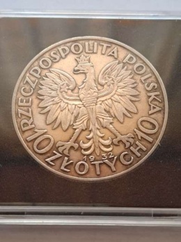 10 zł Głowa Kobiety 1932 r bez znaku
