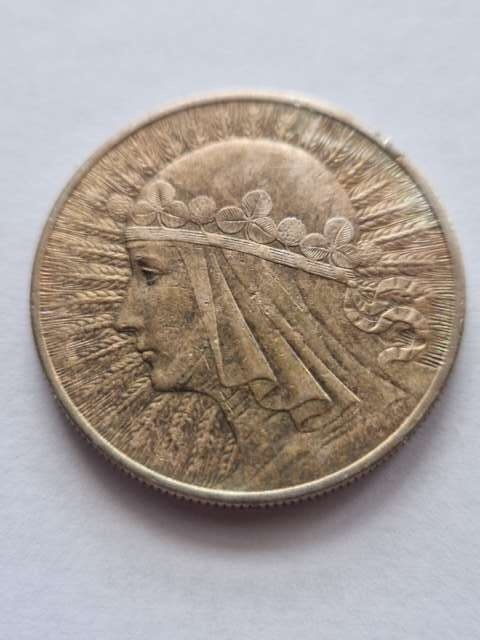 10 zł Głowa Kobiety 1932 r bez znaku