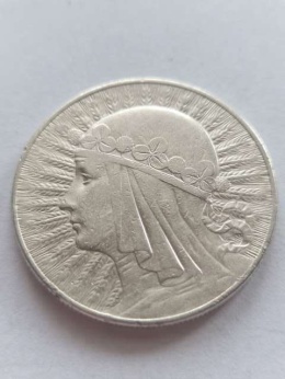 10 zł Głowa Kobiety 1932 r znak