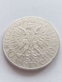 10 zł Głowa Kobiety 1932 r znak