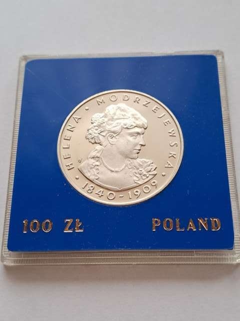 100 zł Helena Modrzejewska 1975 r