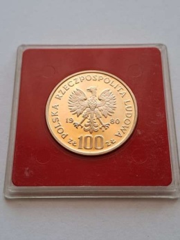 100 zł Jan Kochanowski 1980 r próba