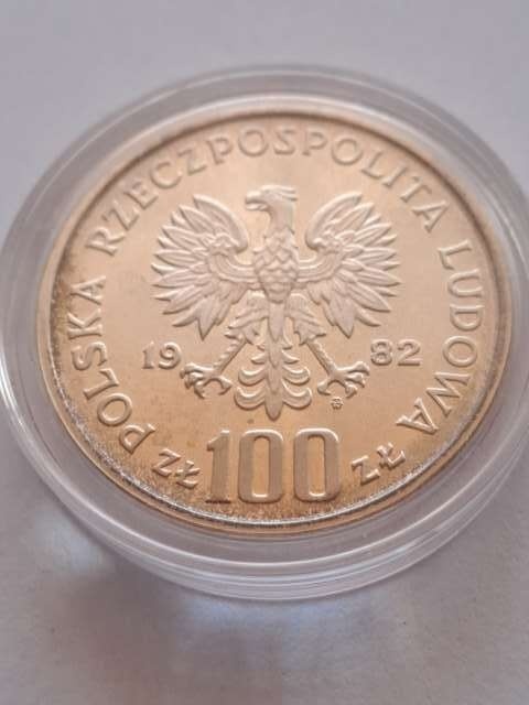 100 zł Ochrona Środowiska Bocian 1982 r