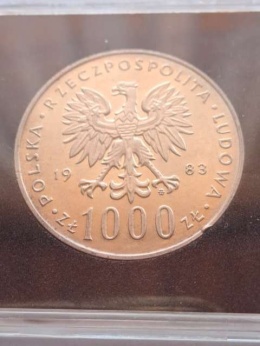 1000 zł Jan Paweł II 1983 r