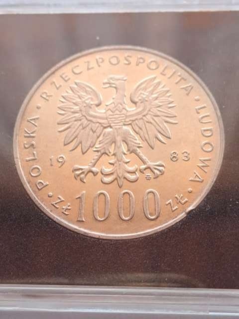 1000 zł Jan Paweł II 1983 r