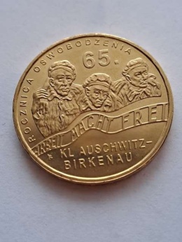 2 zł Auschwitz Birkenau 2010 r
