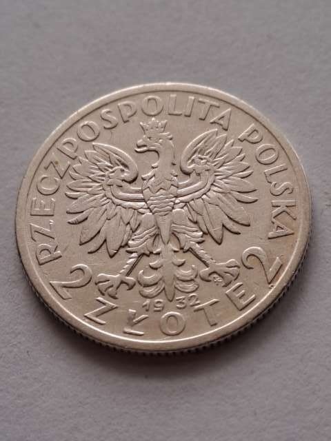 2 zł Głowa Kobiety 1932 r