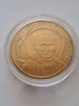2 zł Kanonizacja Jana Pawła II 2014 r