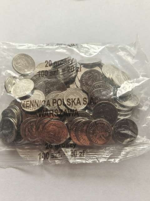 20 Groszy 2021 r worek 100szt