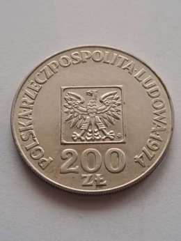 200 zł Mapka 1974 r