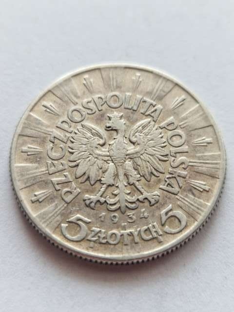5 zł Józef Piłsudski 1934 r strzelecki