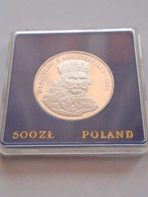 500 zł Władysław I Łokietek 1986 r