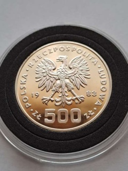 500 zł Zimowe Igrzyska Sarajewo 1983 r próba