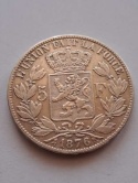 Belgia 5 Franków Leopold II 1876 r