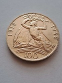 Czechosłowacja 100 Koron 1918 - 1948 r