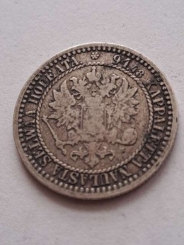 Finlandia 1 Markka Aleksander II 1866 r