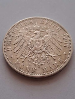 Niemcy 5 Marek Prusy 1907 r