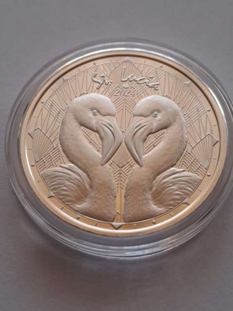 St. Lucia Flamingi 2 dolary 2024 r