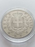 Włochy 5 Lir Emanuel II 1872 r