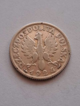 1 zł Żniwiarka 1924 r