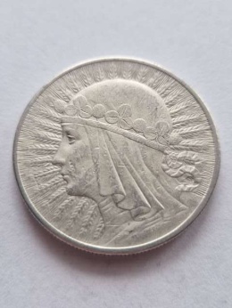 10 zł Głowa Kobiety 1932 r bez znaku