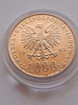 1000 zł Jan Paweł II 1983 r