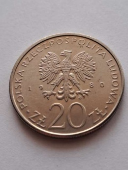 20 zł Igrzyska XXII Olimpiady 1980 r