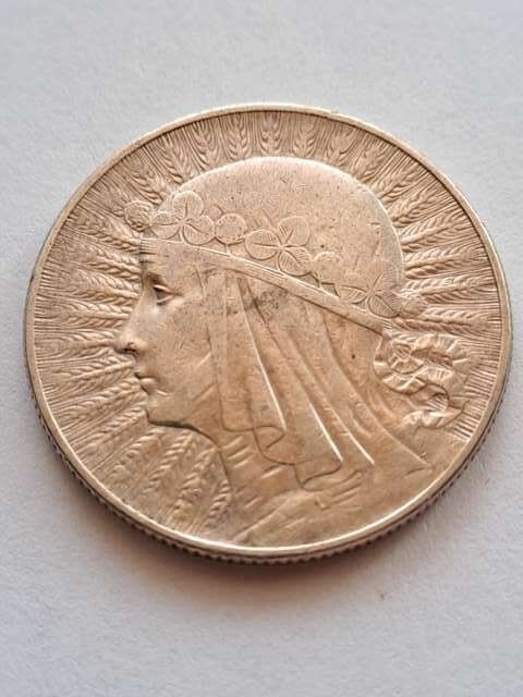 5 zł Głowa Kobiety 1933 r