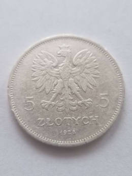 5 zł Nike 1928 rok bez znaku