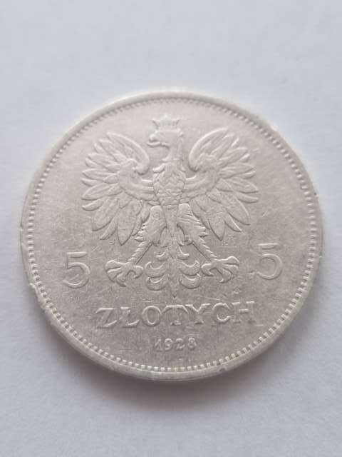 5 zł Nike 1928 rok bez znaku