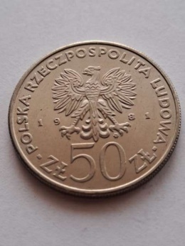 50 zł Światowy Dzień Żywności 1981 r